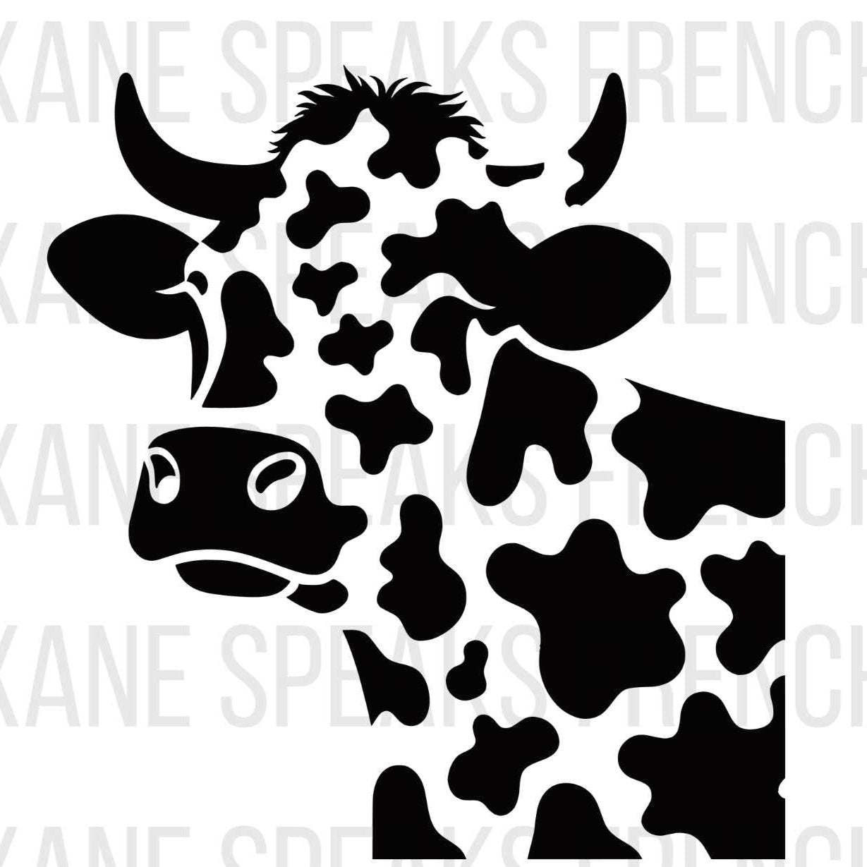 Cow SVG PNG Clipart With Commercial License