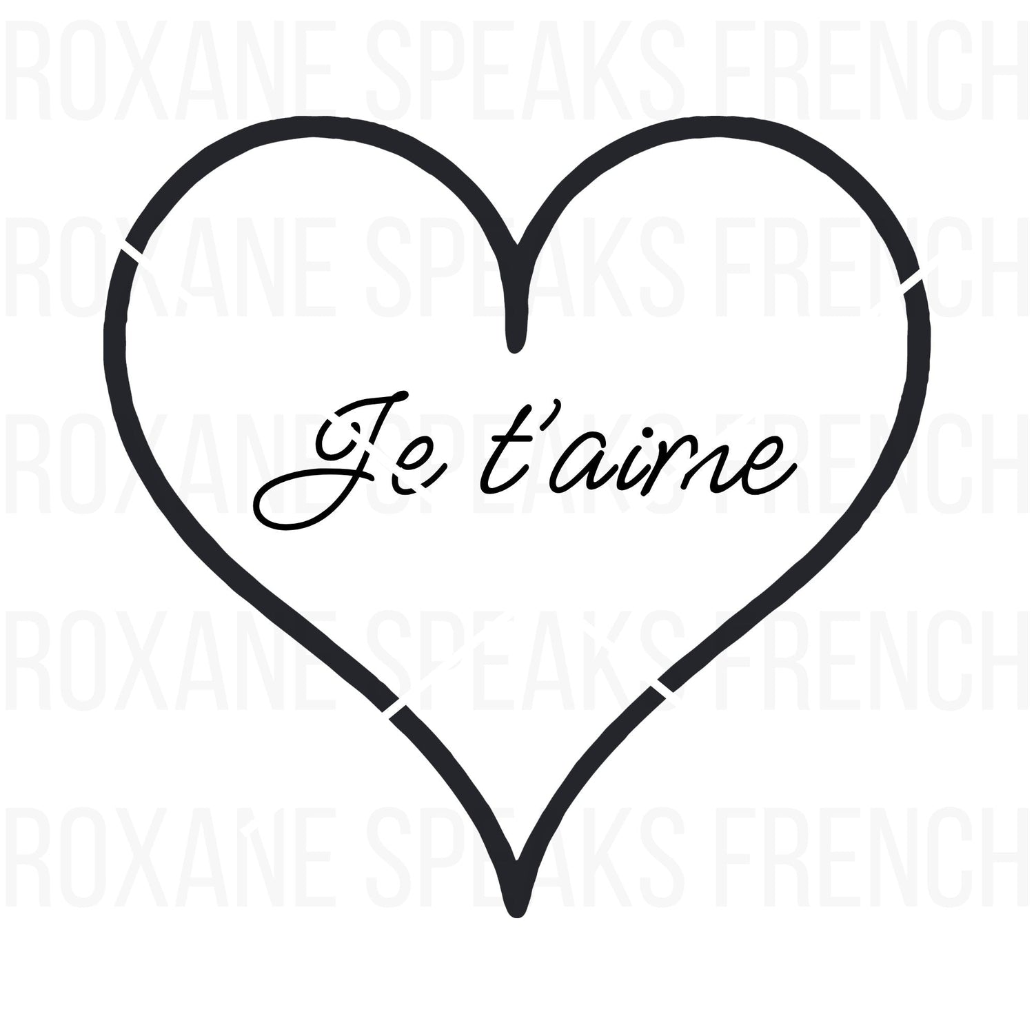 French Words SVG PNG Clipart With Commercial License