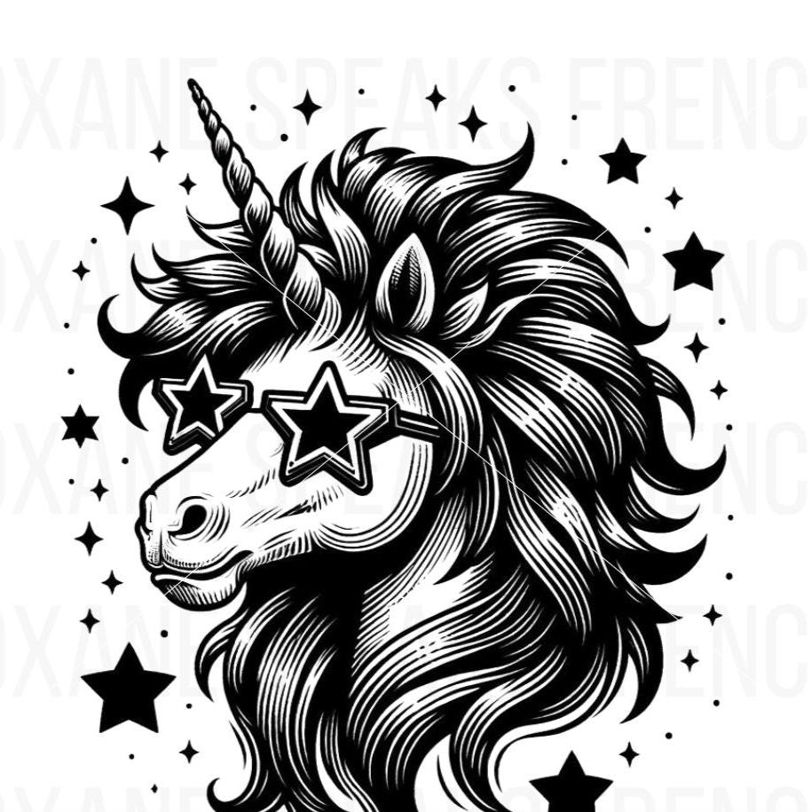 Unicorn SVG PNG Clipart With Commercial License