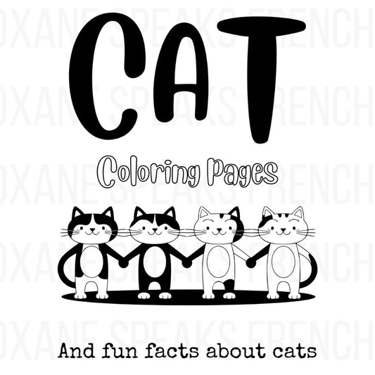 Cat Coloring Pages - 25 Printable PDF Sheets For Kids