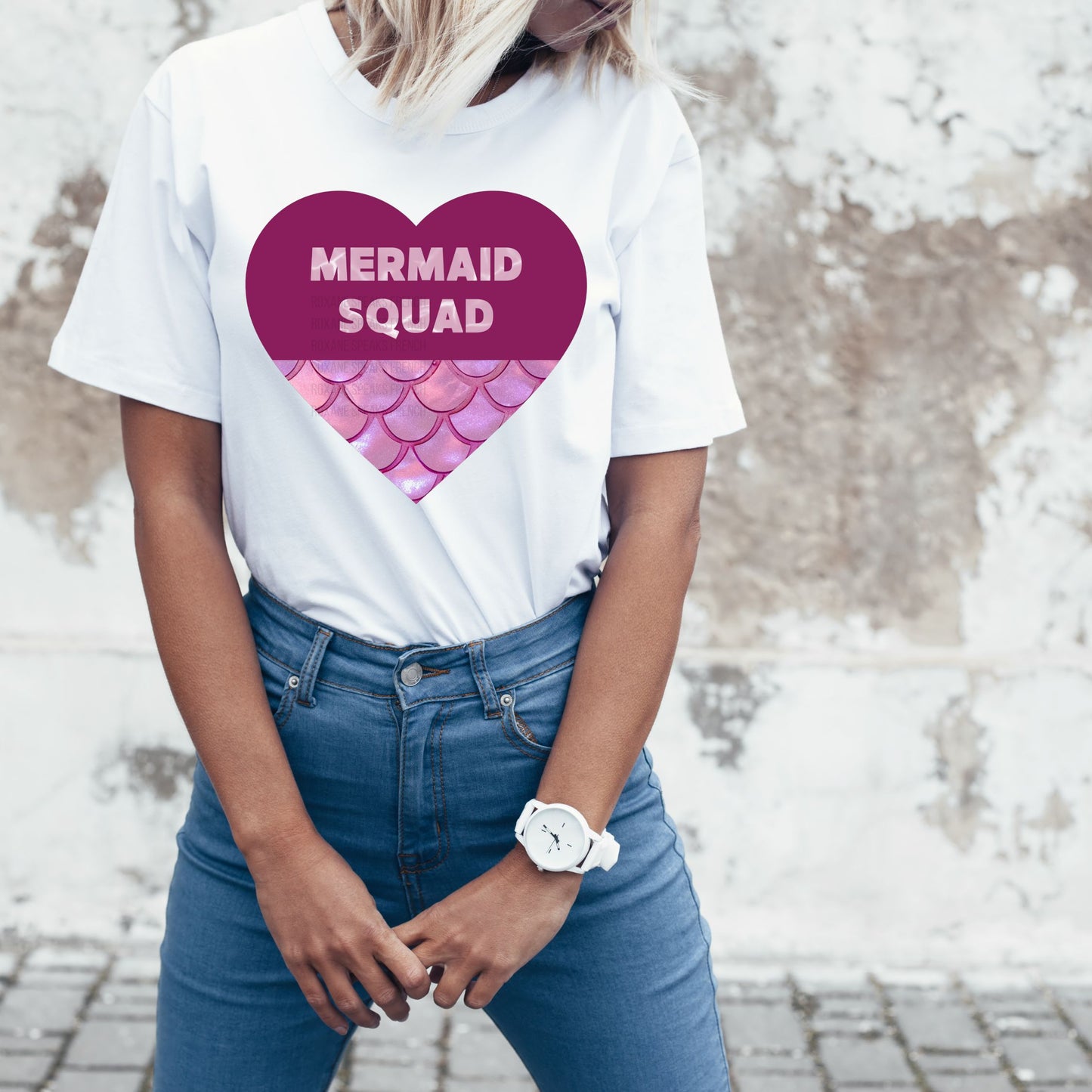 Pink Mermaid Squad Clipart For Sublimation Design And DIY Projects