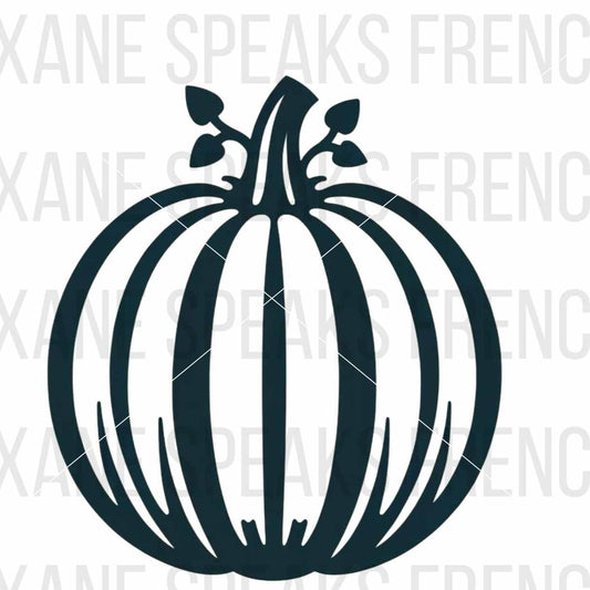 simple pumpkin outline