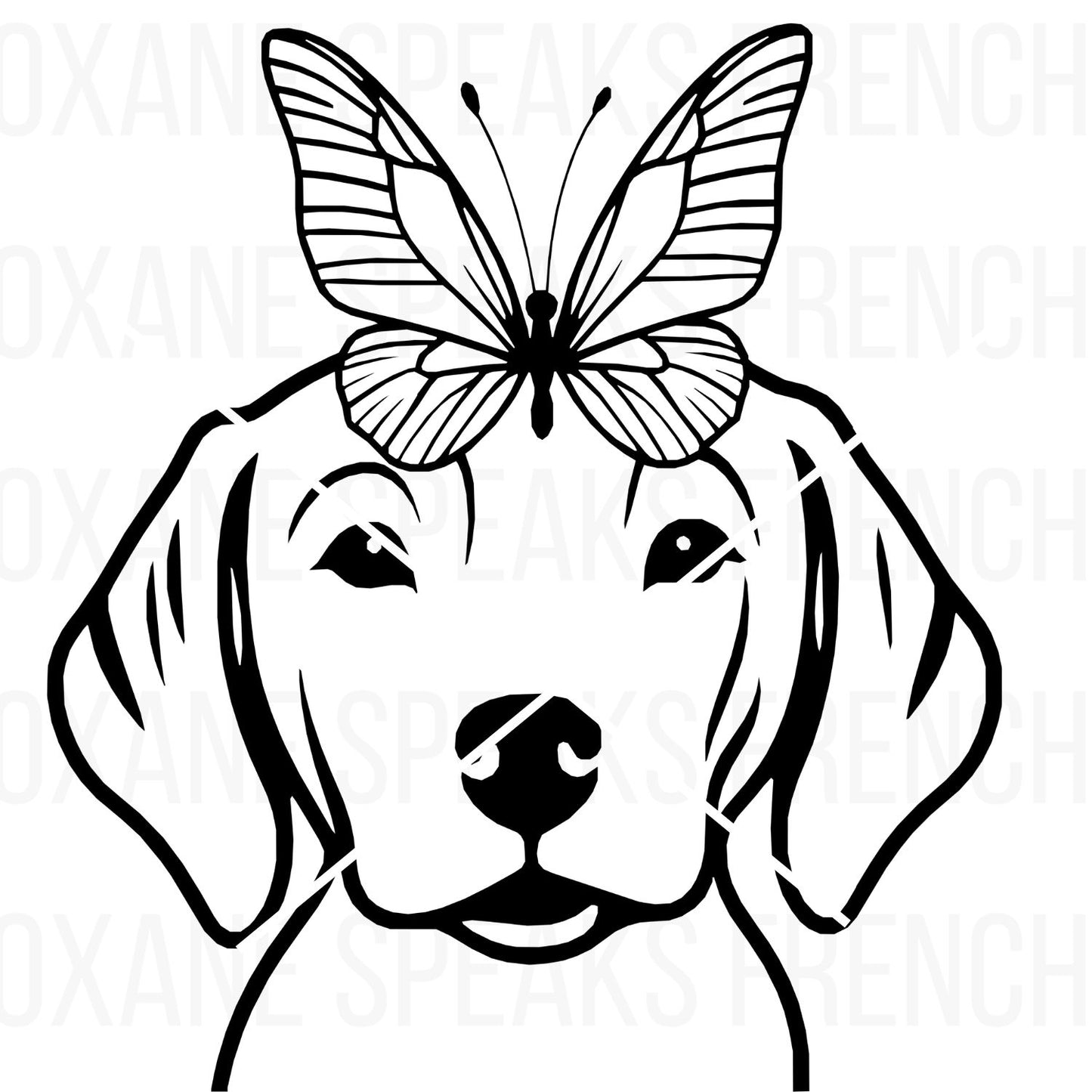 Dog Butterfly SVG PNG Clipart - Design With Commercial Licence