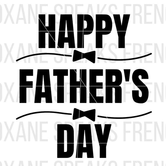 Happy Father's Day Typography Design