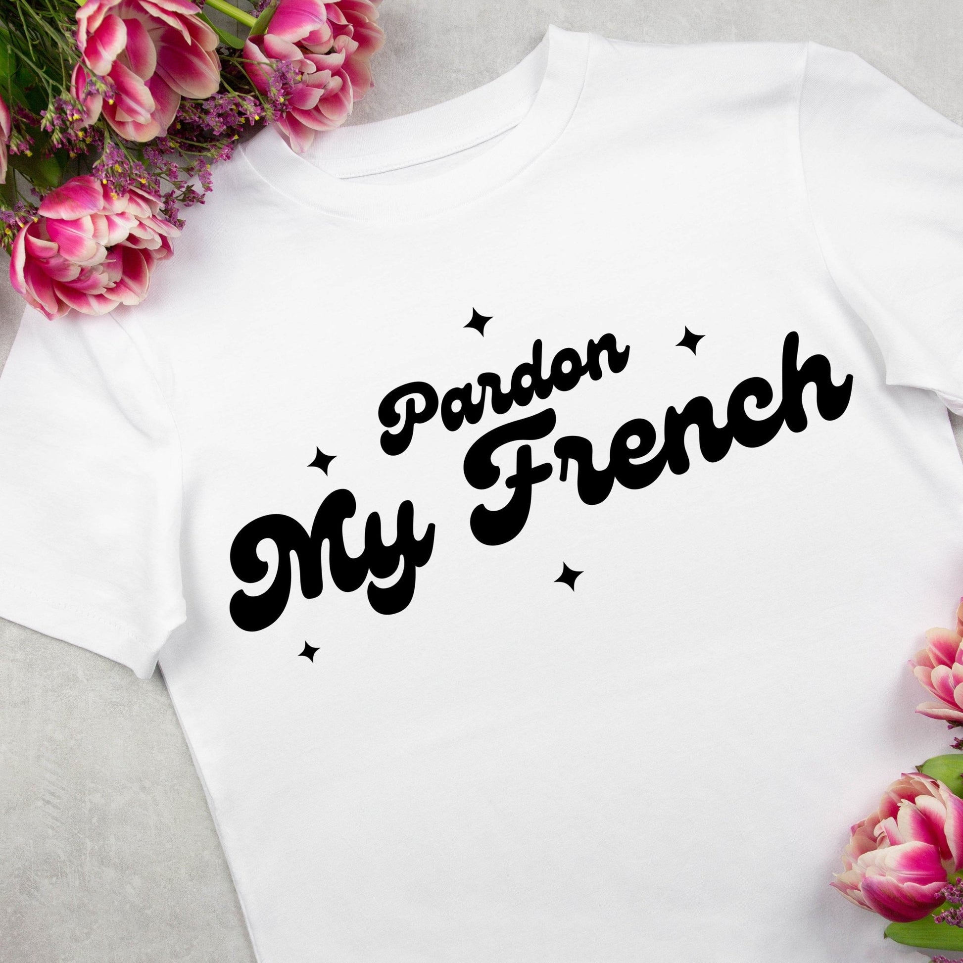 Pardon My French Svg File | Pardon My French PNG| French Words Clipart | Svg Png Files for Cricut Silhouette Printable - Roxane Speaks French